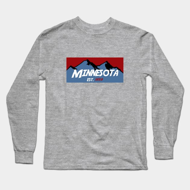 Minnesota Mountains Long Sleeve T-Shirt by AdventureFinder